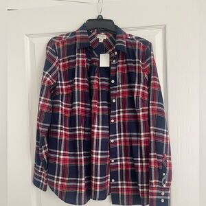 J. Crew plaid button down